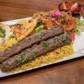 صحن كباب حلبي (لحم، غير حار)