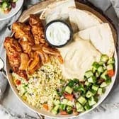 طبق شاورما الدجاج