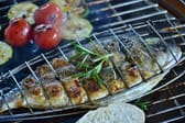 سمك القاروص المشوي