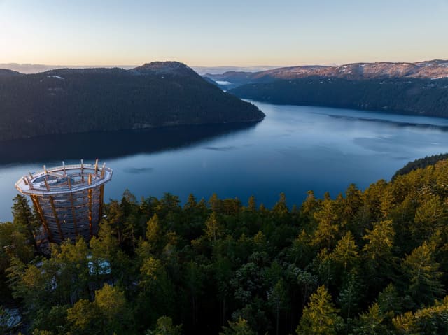 صورة من Malahat SkyWalk: ممر مرتفع وبرج حلزوني، ٢ من ١٨