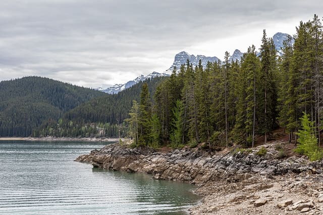صورة من Lake Minnewanka Day Use: مشي ونزهة على بحيرة جبلية، ٧ من ١٨