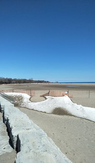 صورة من Woodbine Beach: رمل وممشى على شاطئ البحيرة، ١ من ١