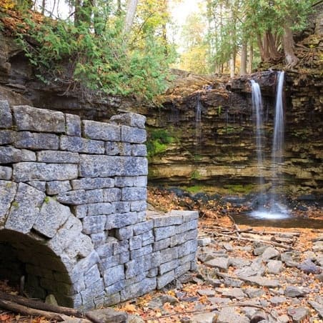 صورة من Hilton Falls: شلال وآثار مطحنة وسط الغابة، ١ من ٥