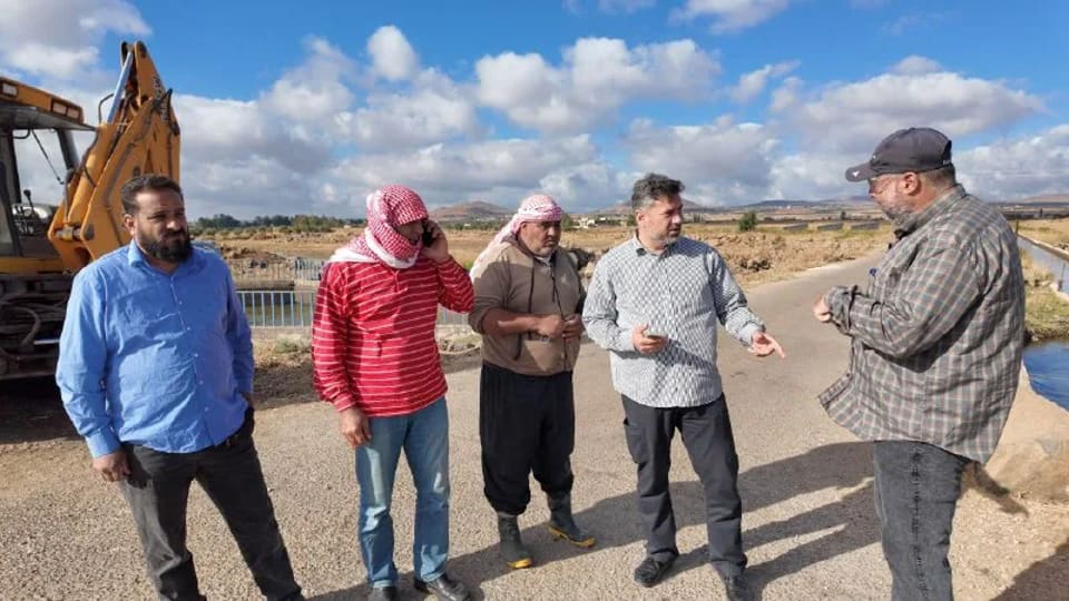 مياه ري إسعافية لأراضي قرية قرقس في القنيطرة استجابة لمطالب المزارعين